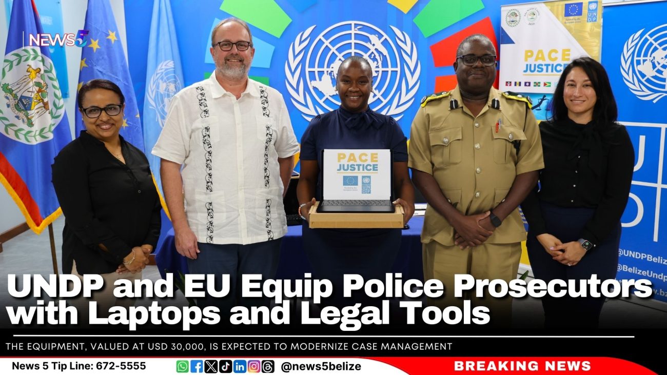 UNDP and EU Equip Police Prosecutors with Laptops and Legal Tools