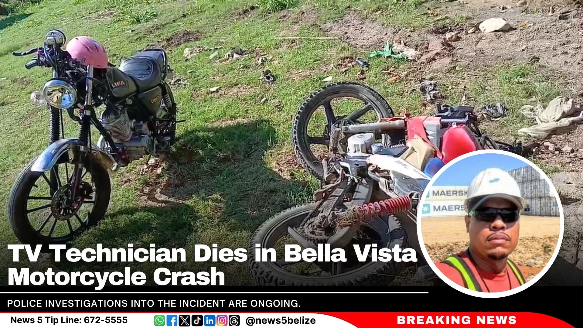 TV Technician Dies in Bella Vista Motorcycle Crash