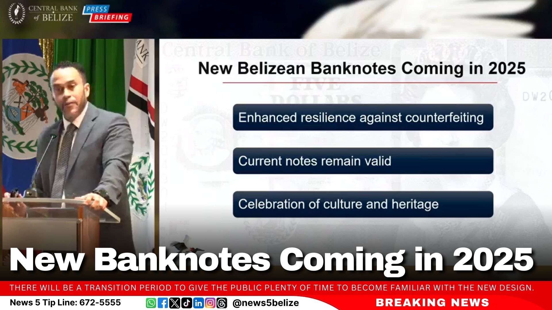 New Banknotes Coming in 2025