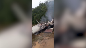 Police Ordered to Burn Suspected Drug Plane