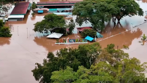 The Macal River Floods Market, Bullet Tree Bridge Remains Closed