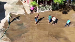 The Most Rain During TS Sara Fell Over Middle Caye!