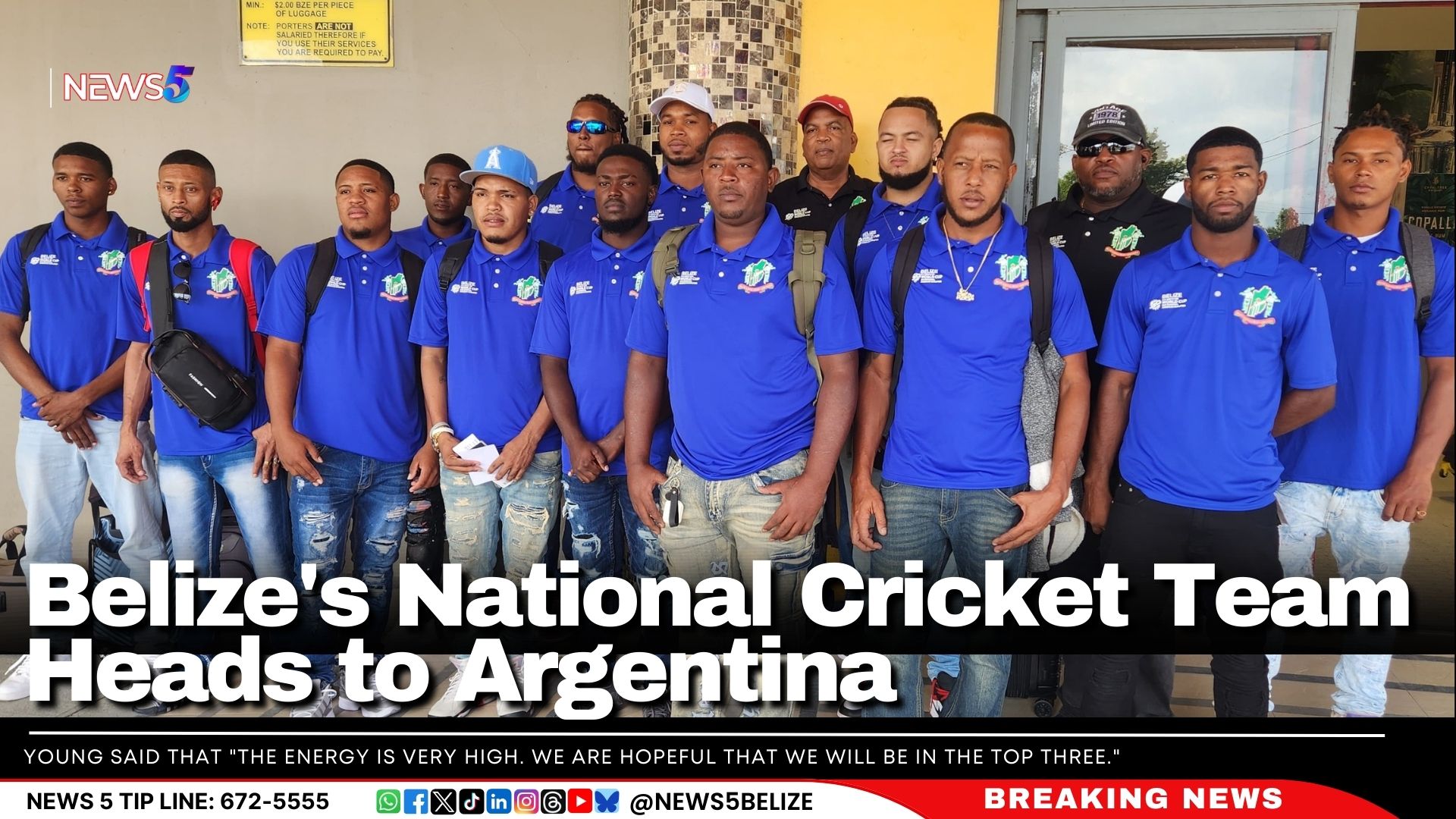 Belize's National Cricket Team Heads to Argentina