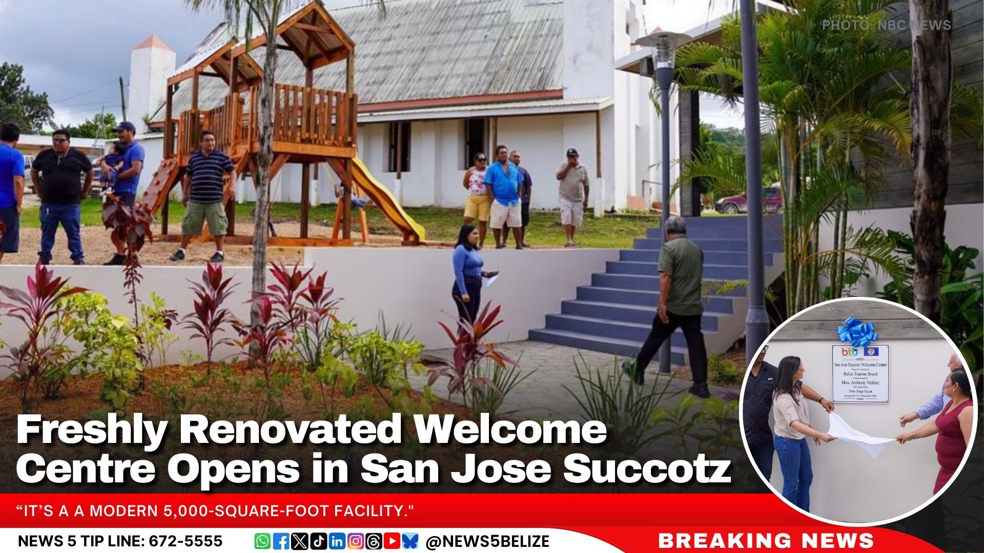 Freshly Renovated Welcome Centre Opens in San Jose Succotz