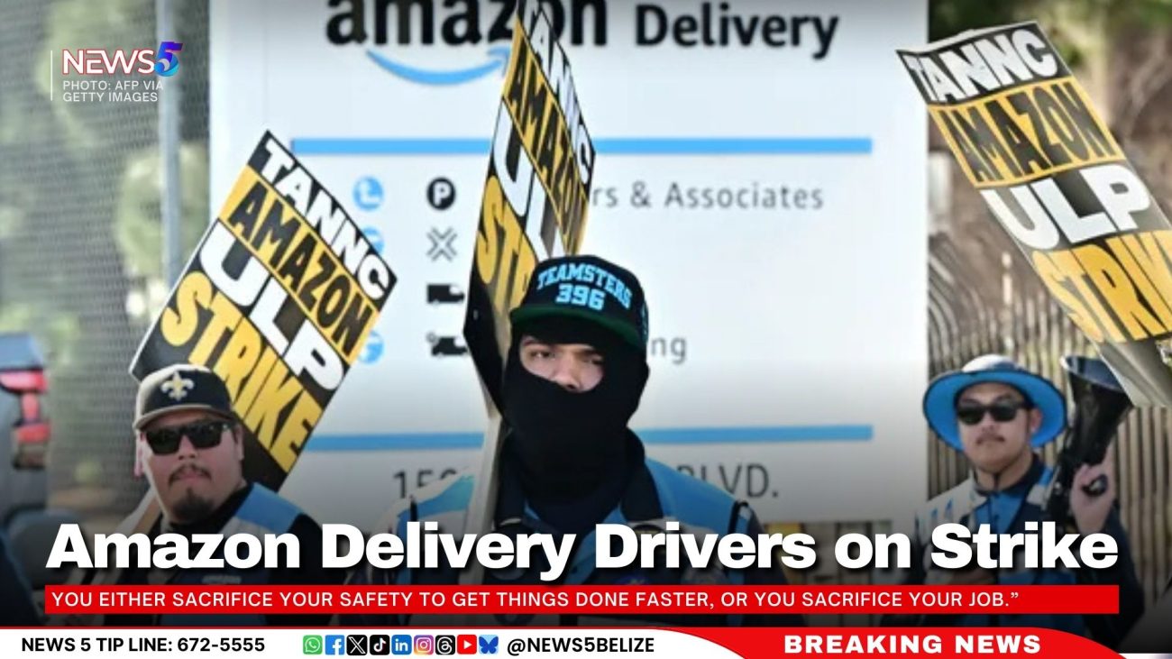 Amazon Delivery Drivers on Strike