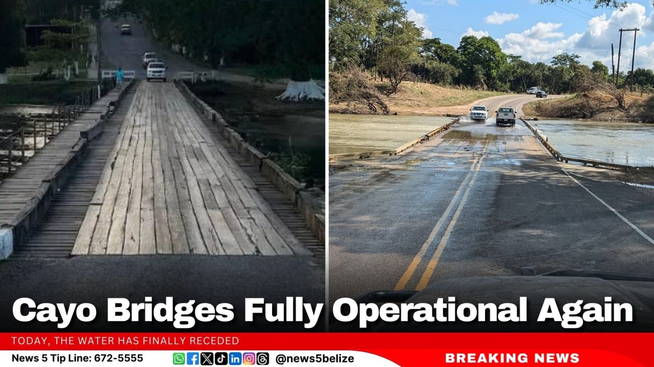 Cayo Bridges Fully Operational Again