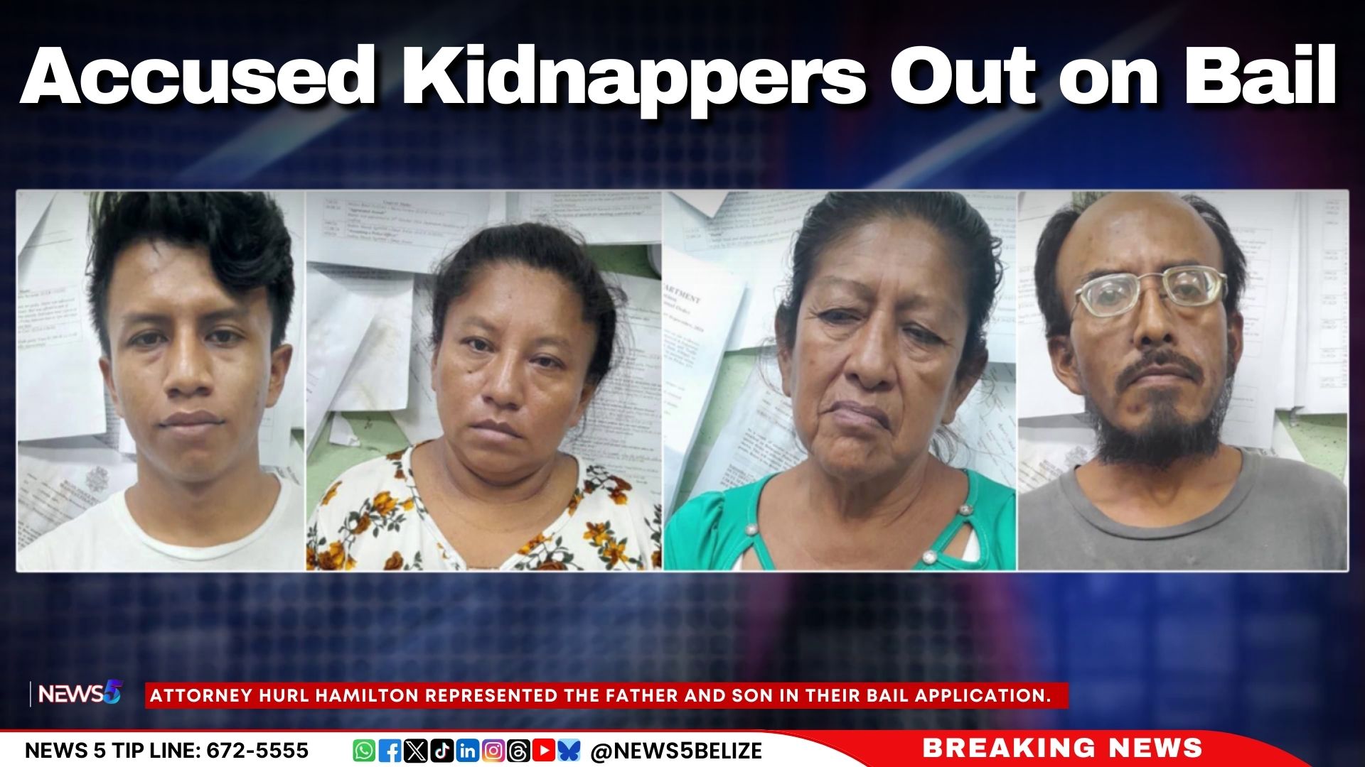 Accused Kidnappers Out on Bail