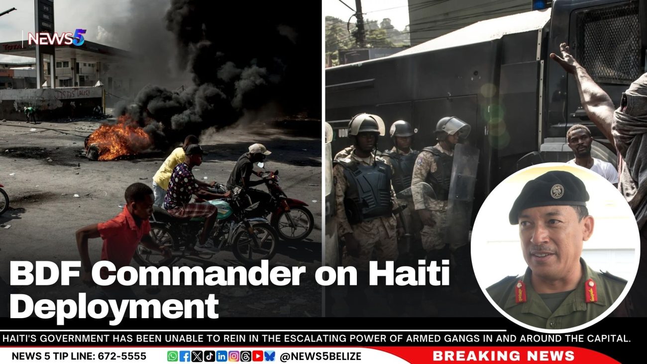 BDF Commander on Haiti Deployment