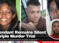 Defendant Remains Silent in Triple Murder Trial