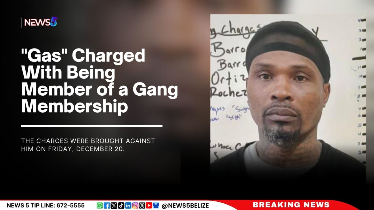 "Gas" Charged With Being Member of a Gang Membership