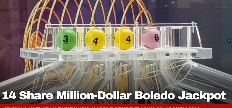 14 Share Million-Dollar Boledo Jackpot