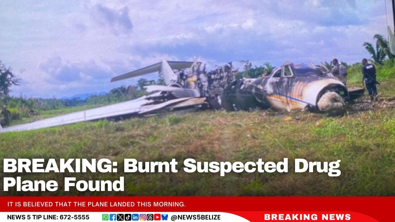 BREAKING: Burnt Suspected Drug Plane Found