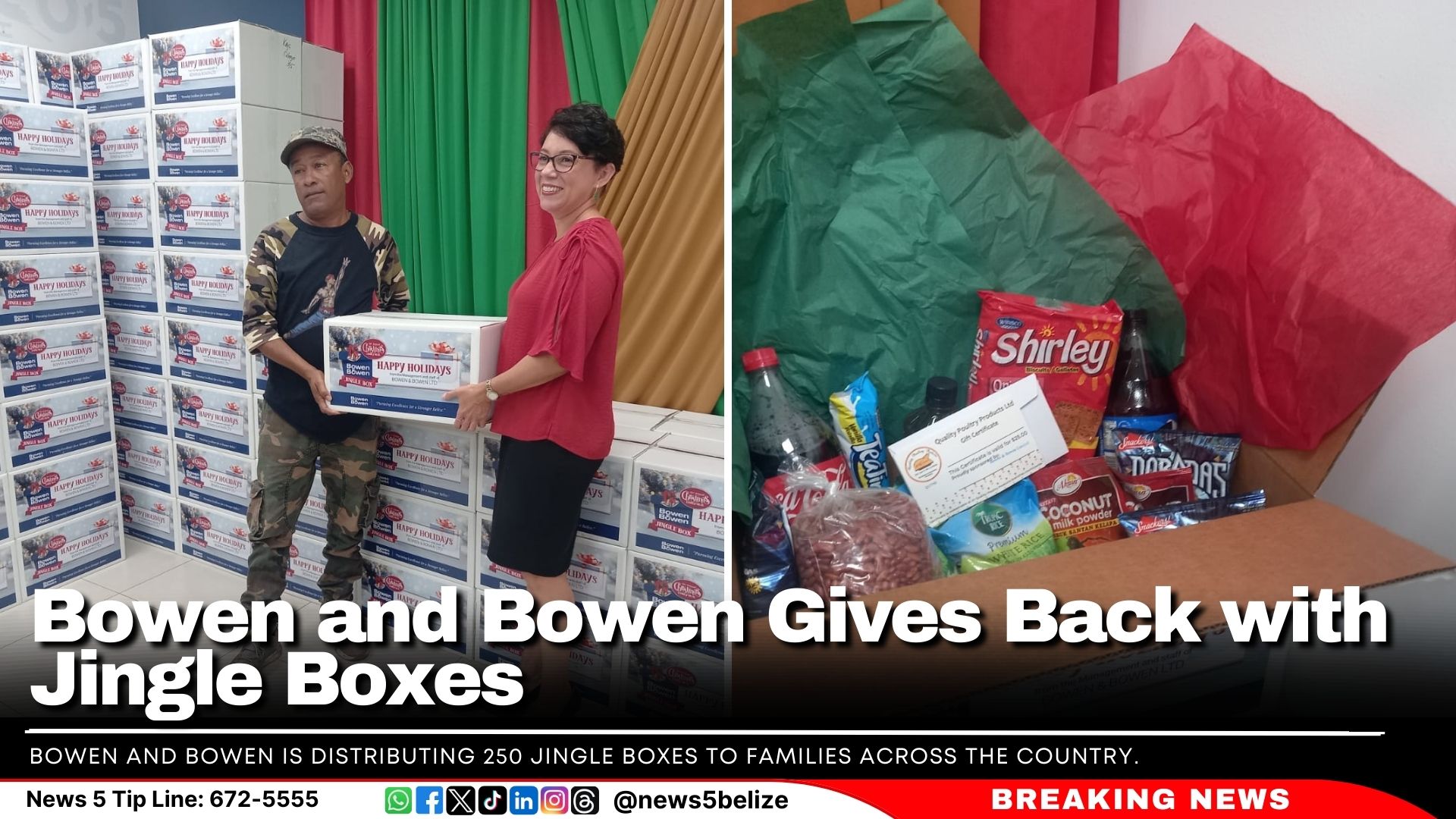 Bowen and Bowen Gives Back with Jingle Boxes