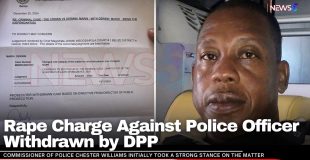 Rape Charge Against Police Officer Withdrawn by DPP