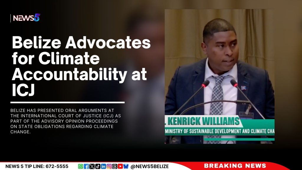 Belize Advocates for Climate Accountability at ICJ - Channel 5 Belize