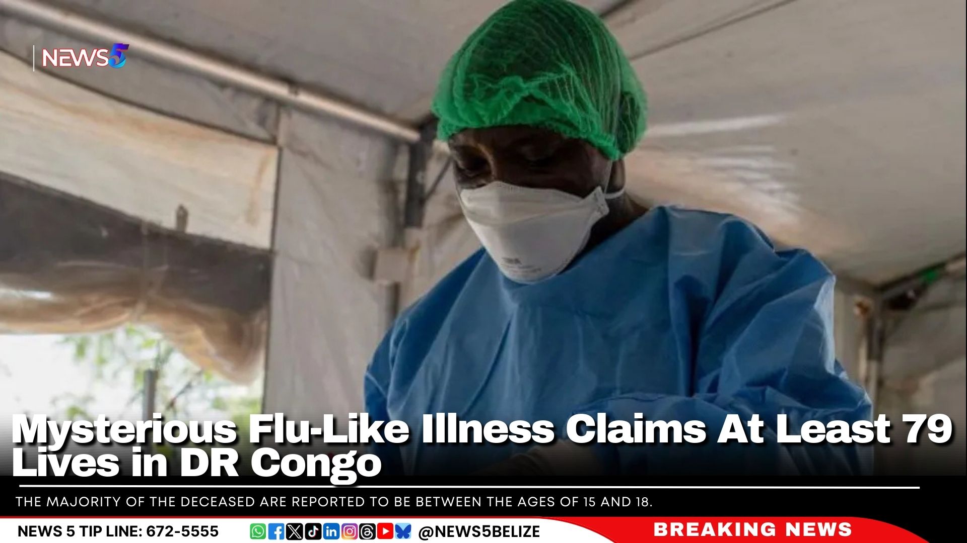 Mysterious Flu-Like Illness Claims At Least 79 Lives in DR Congo