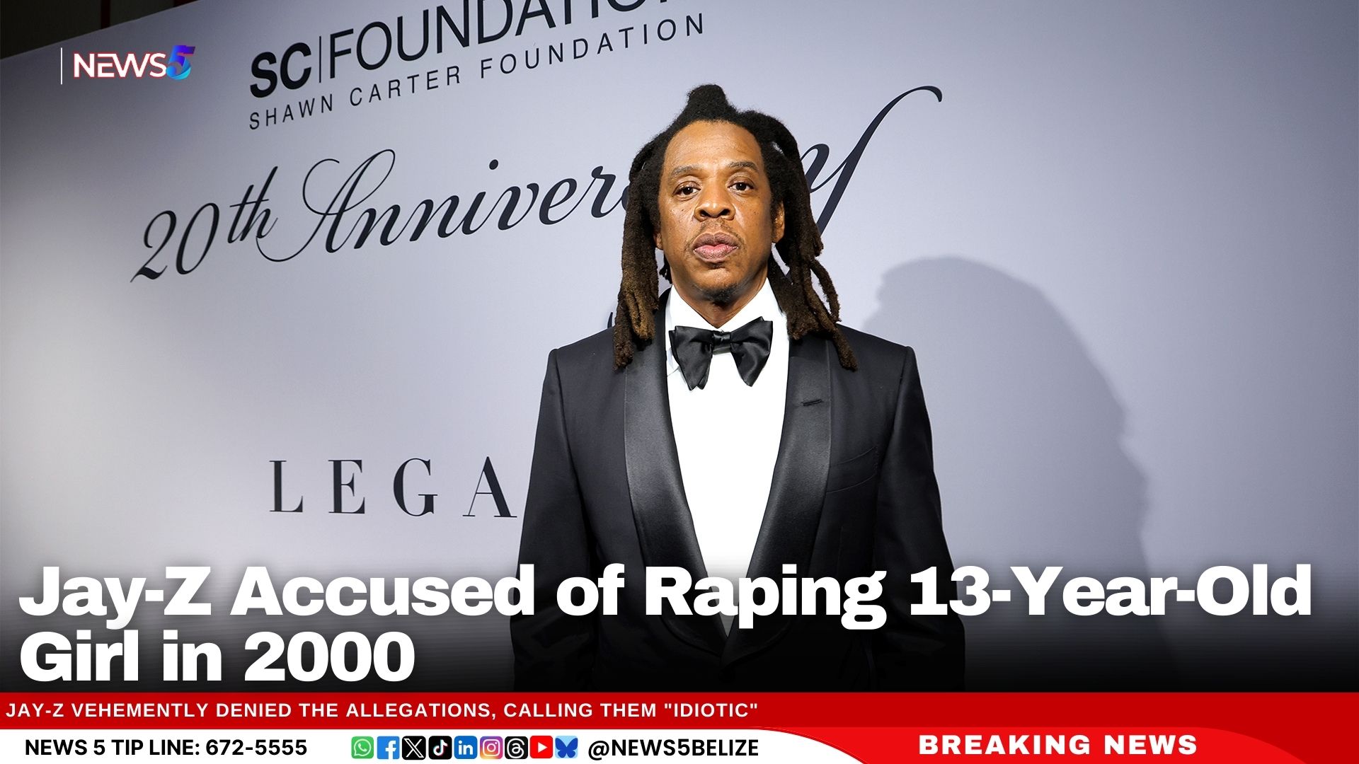 Jay-Z Accused of Raping 13-Year-Old Girl in 2000