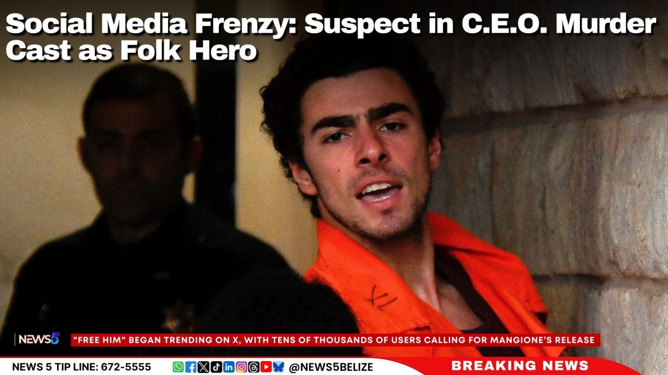 Social Media Frenzy: Suspect in C.E.O. Murder Cast as Folk Hero