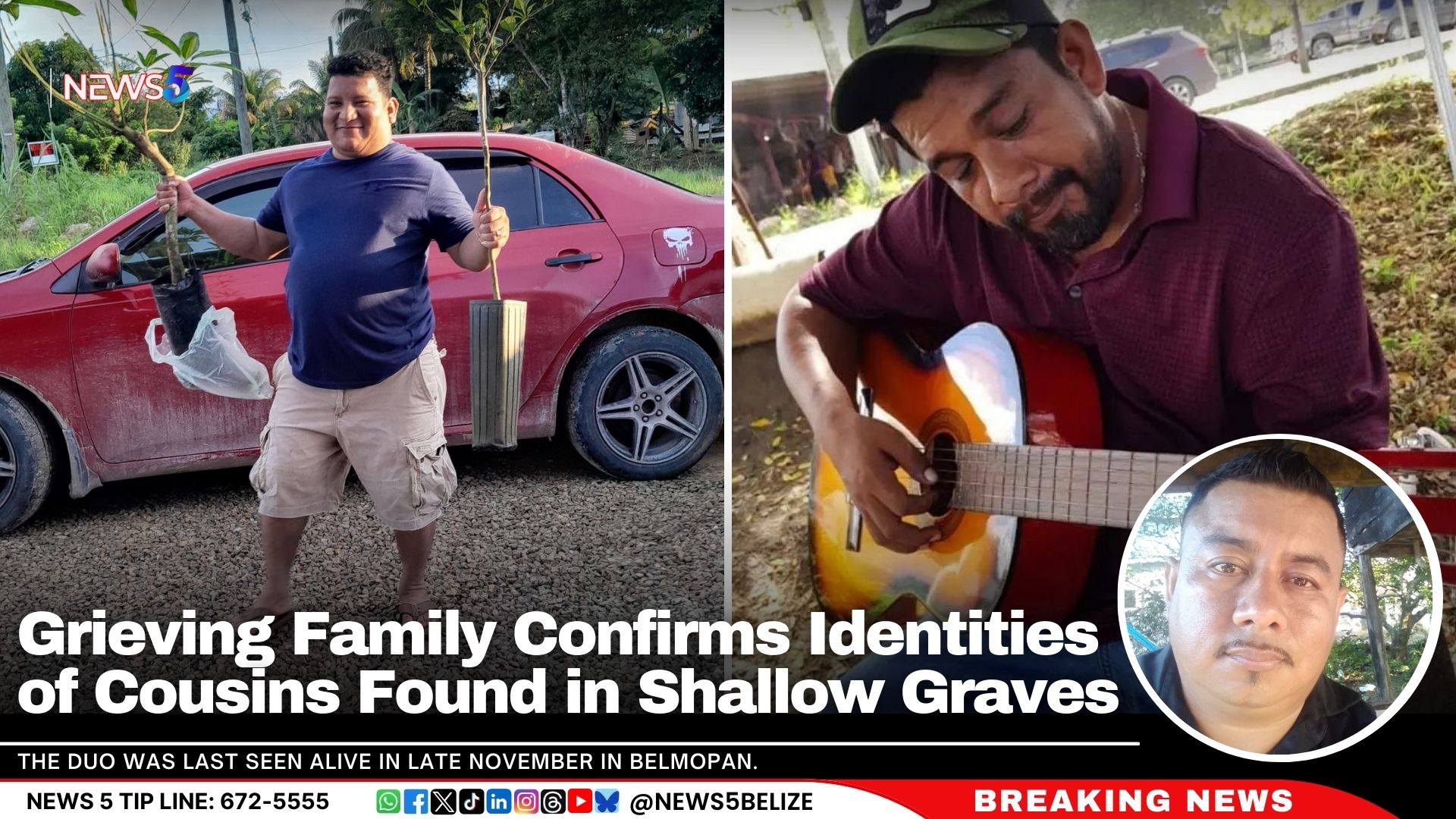 Grieving Family Confirms Identities of Cousins Found in Shallow Graves