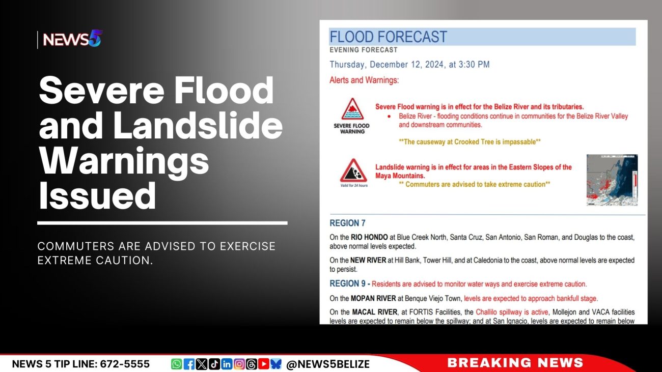 Severe Flood and Landslide Warnings Issued