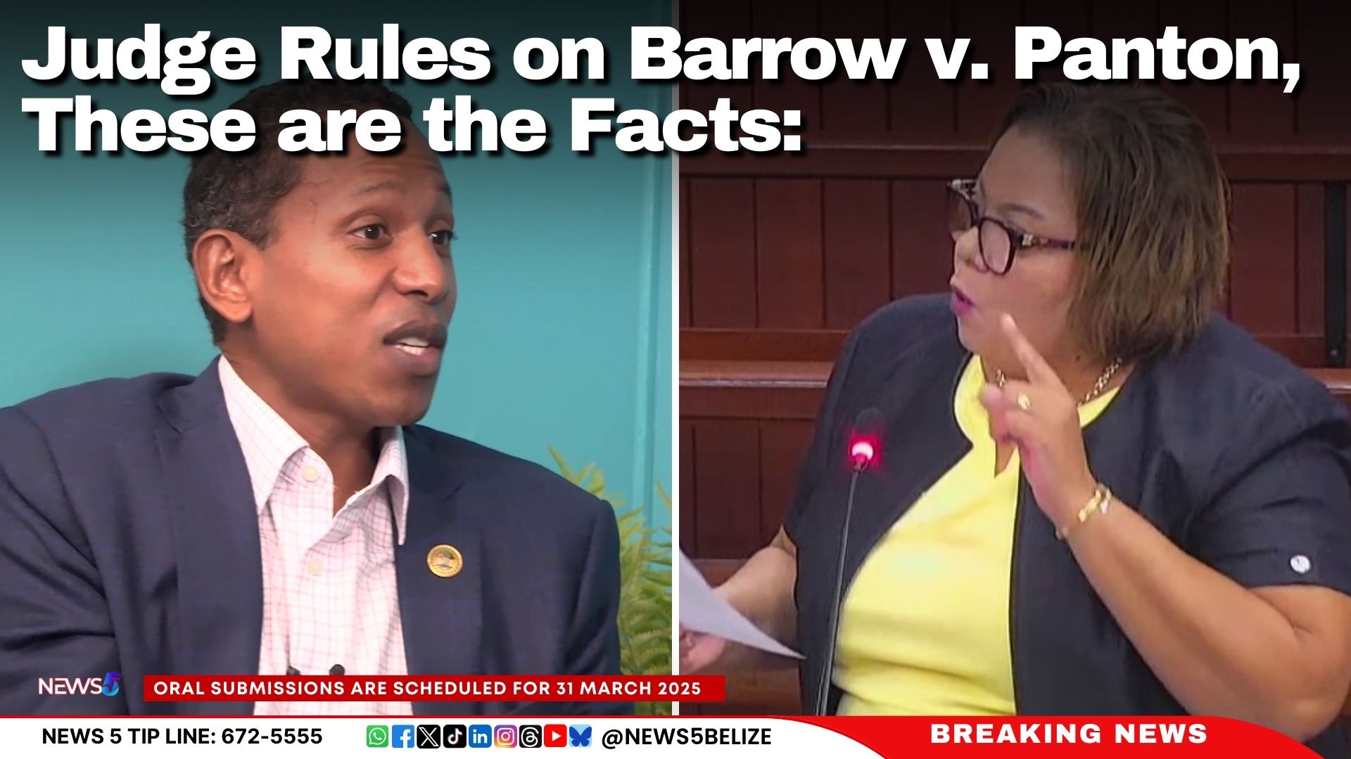 Judge Rules on Barrow v. Panton, These are the Facts: