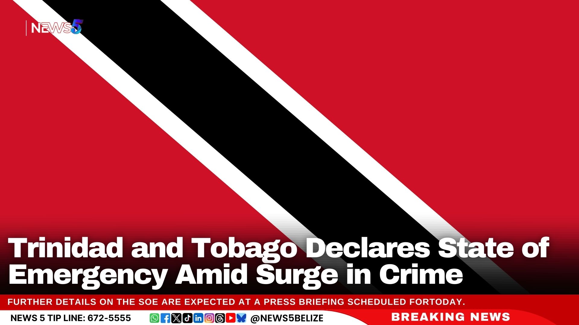 Trinidad and Tobago Declares State of Emergency Amid Surge in Crime