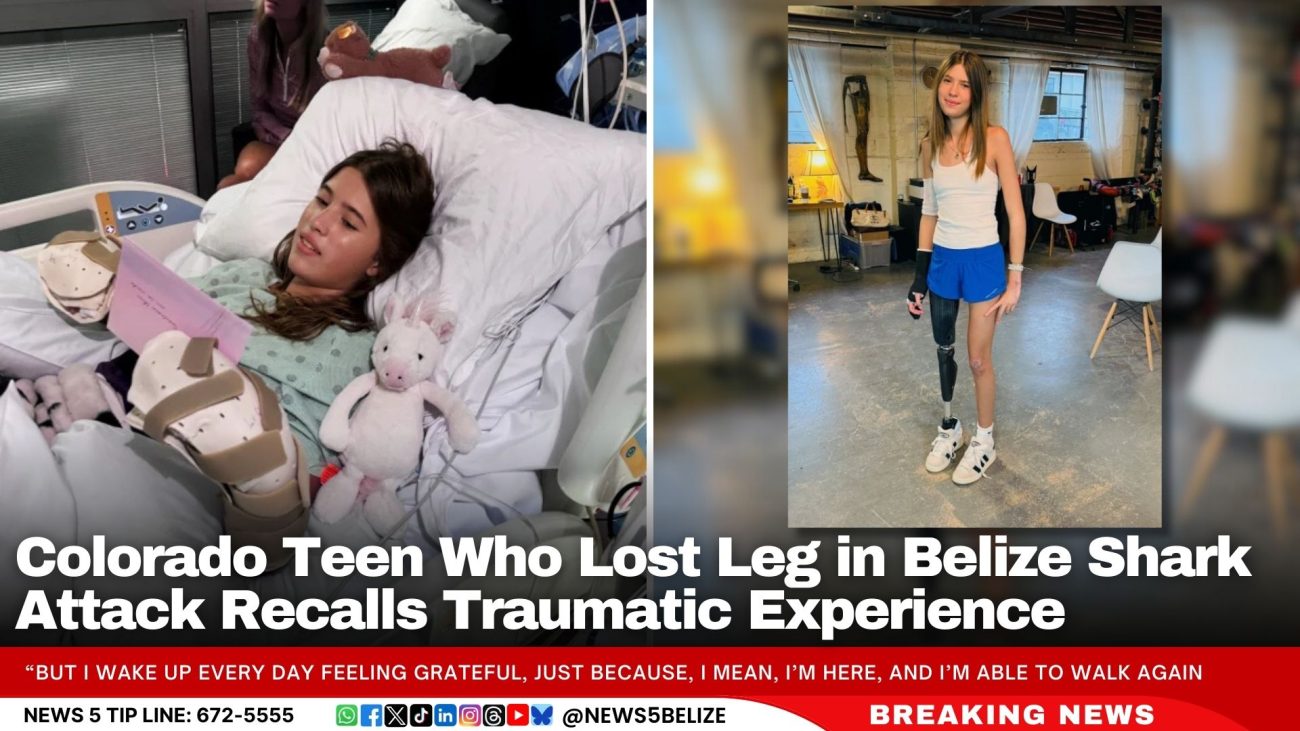 Colorado Teen Who Lost Leg in Belize Shark Attack Recalls Traumatic Experience