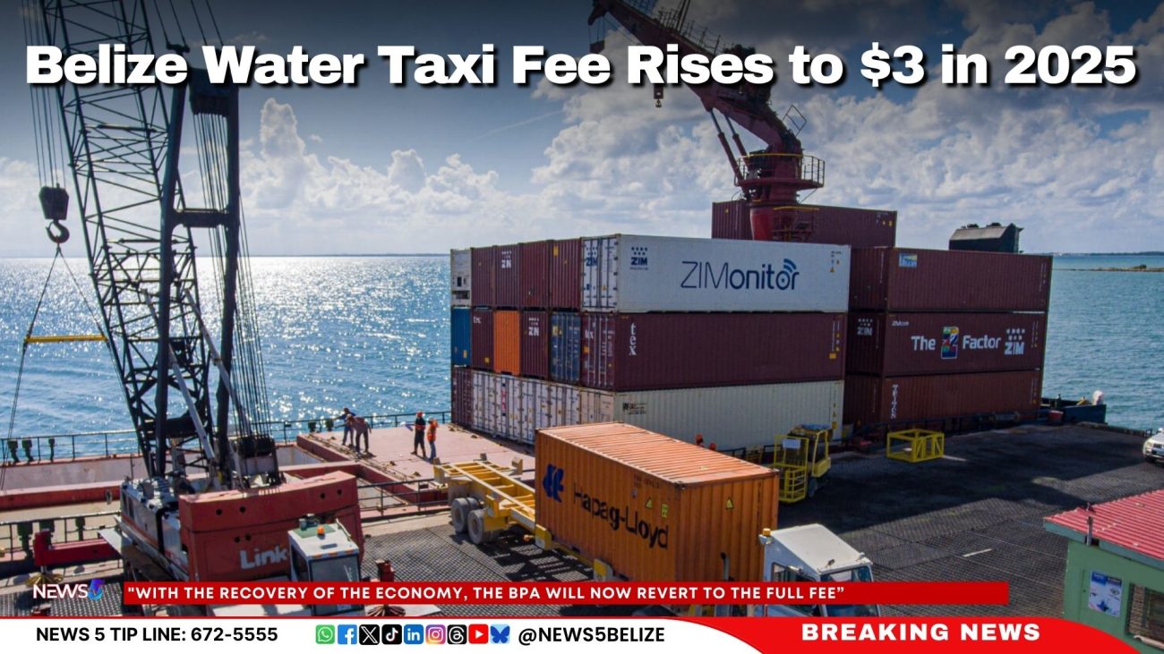 Belize Water Taxi Fee Rises to $3 in 2025