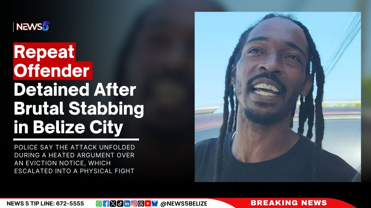 Repeat Offender Detained After Brutal Stabbing in Belize City