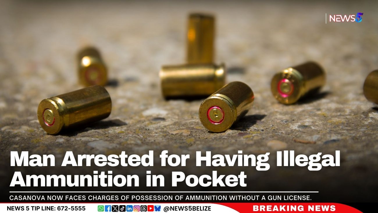 Man Arrested for Having Illegal Ammunition in Pocket