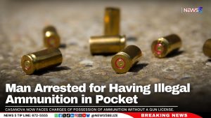 Man Arrested for Having Illegal Ammunition in Pocket 