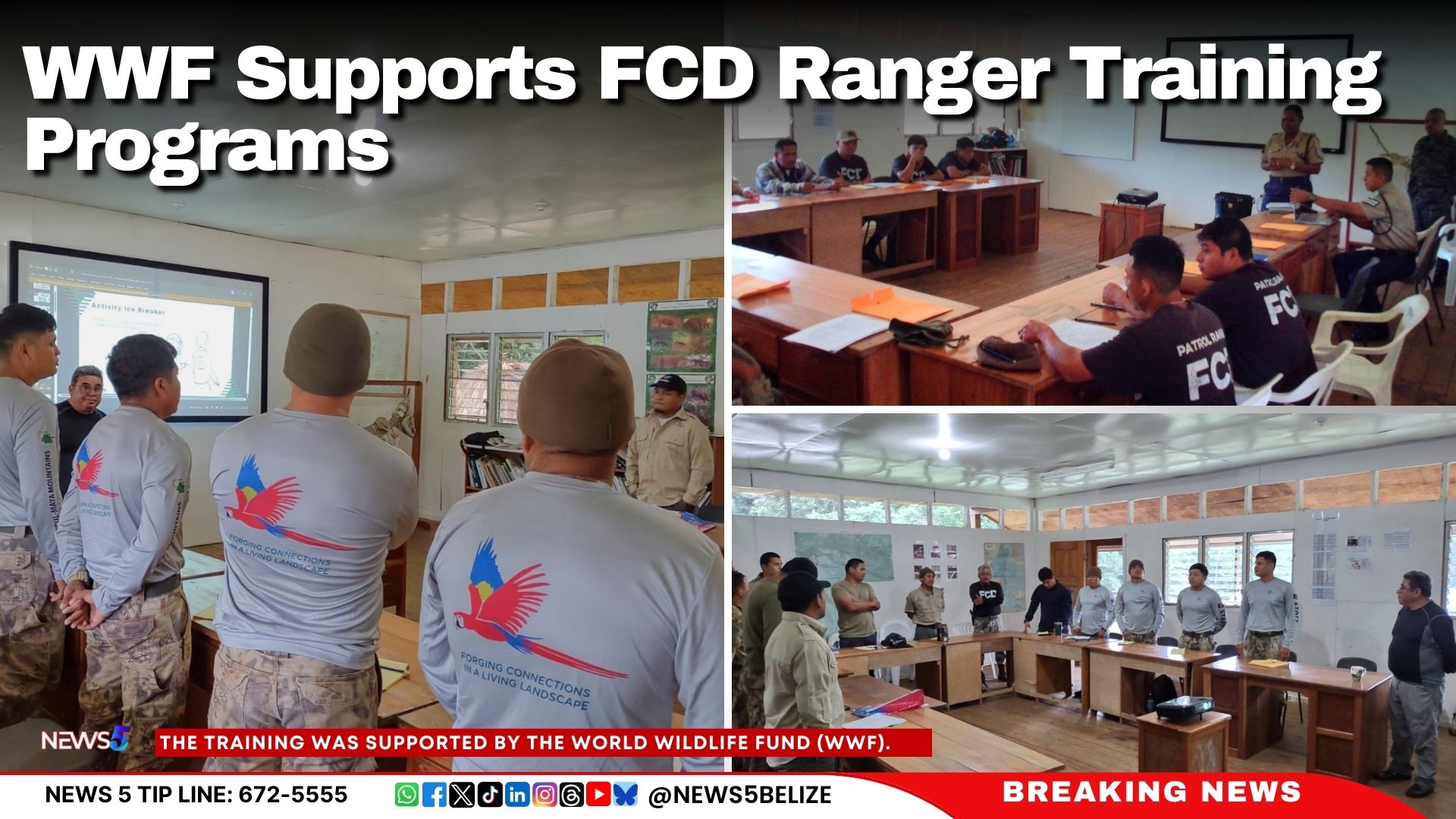 WWF Supports FCD Ranger Training Programs