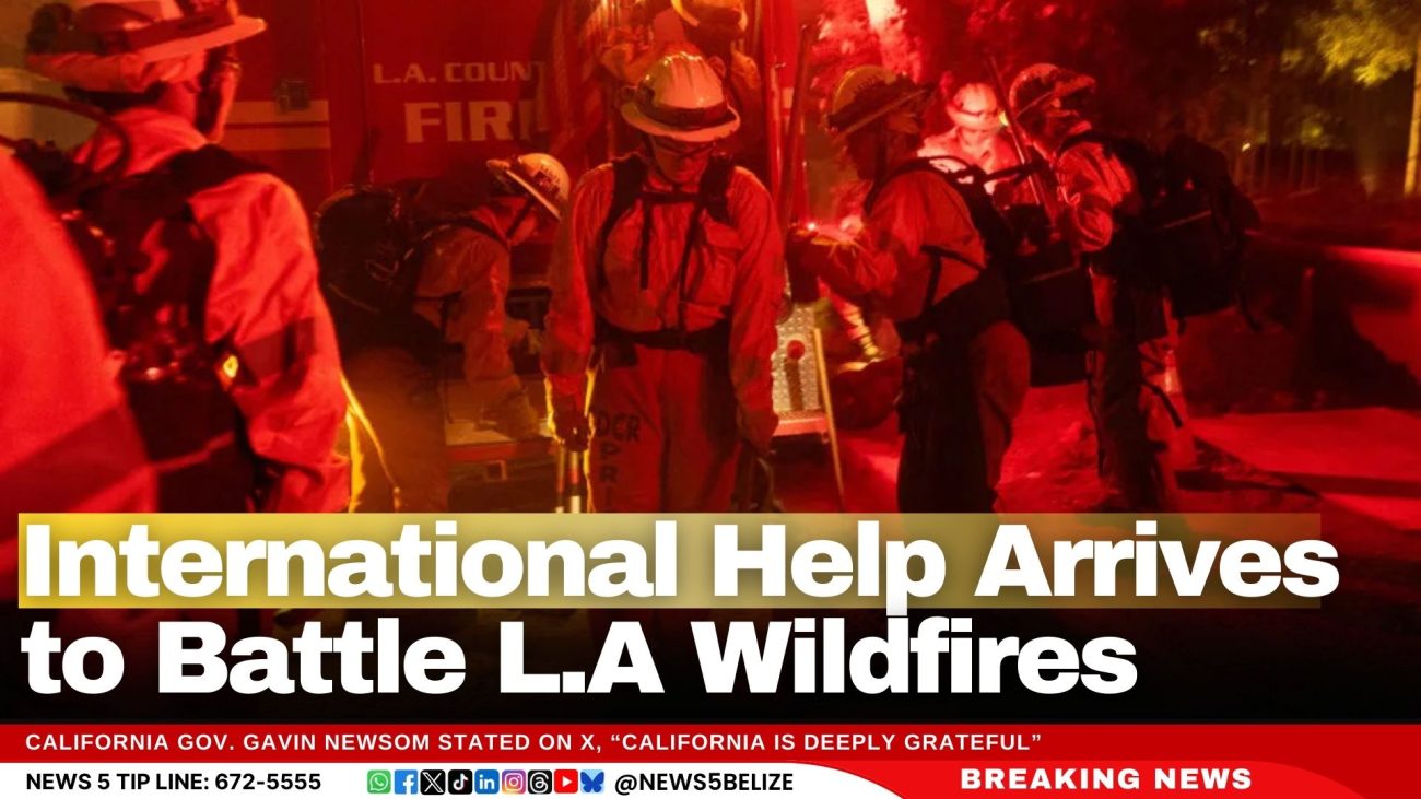 International Help Arrives to Battle L.A Wildfires