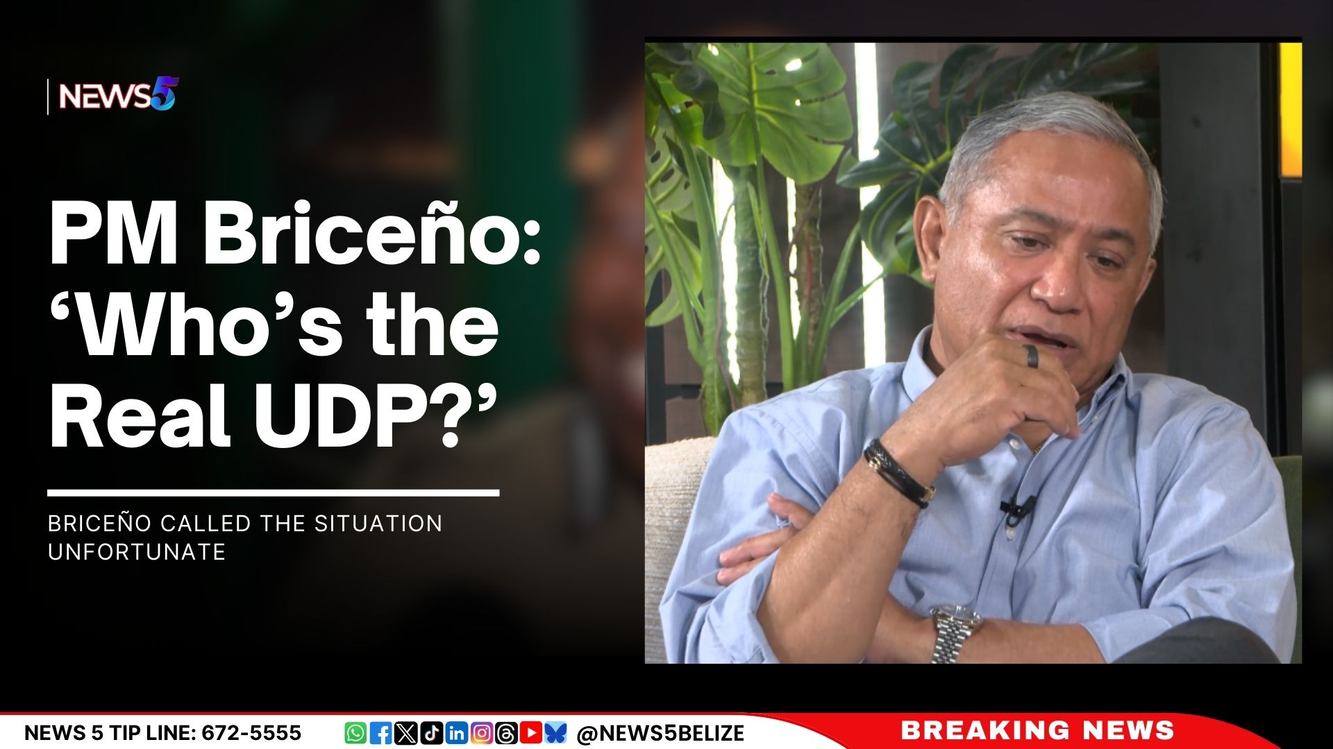 PM Briceño: ‘Who’s the Real UDP?’