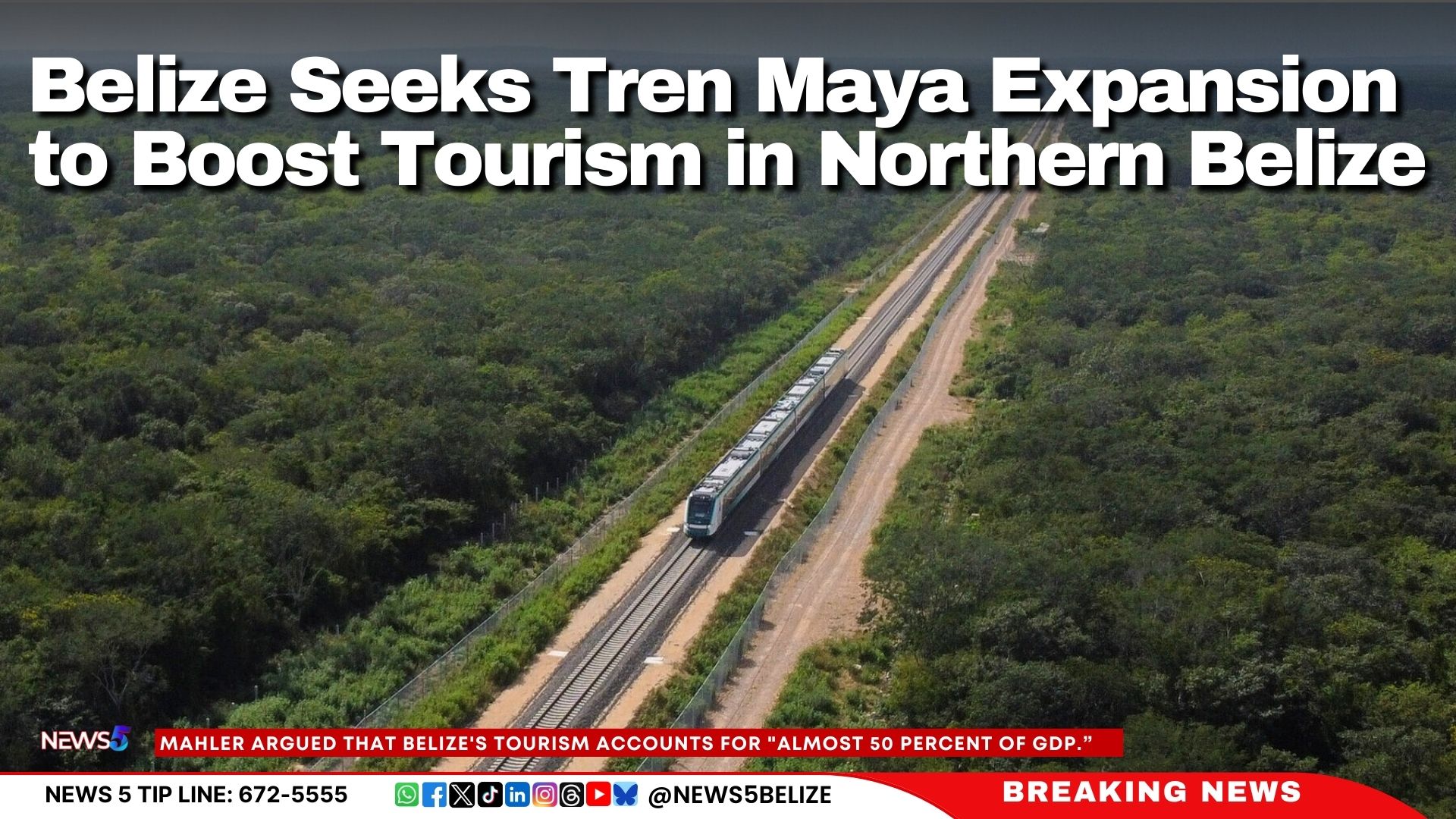 Belize Seeks Tren Maya Expansion to Boost Tourism in Northern Belize