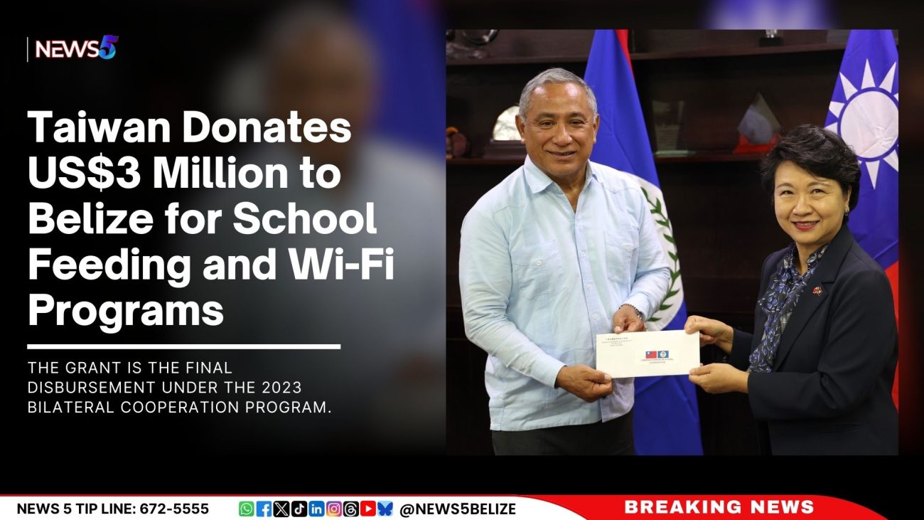 Taiwan Donates US$3 Million to Belize for School Feeding and Wi-Fi Programs