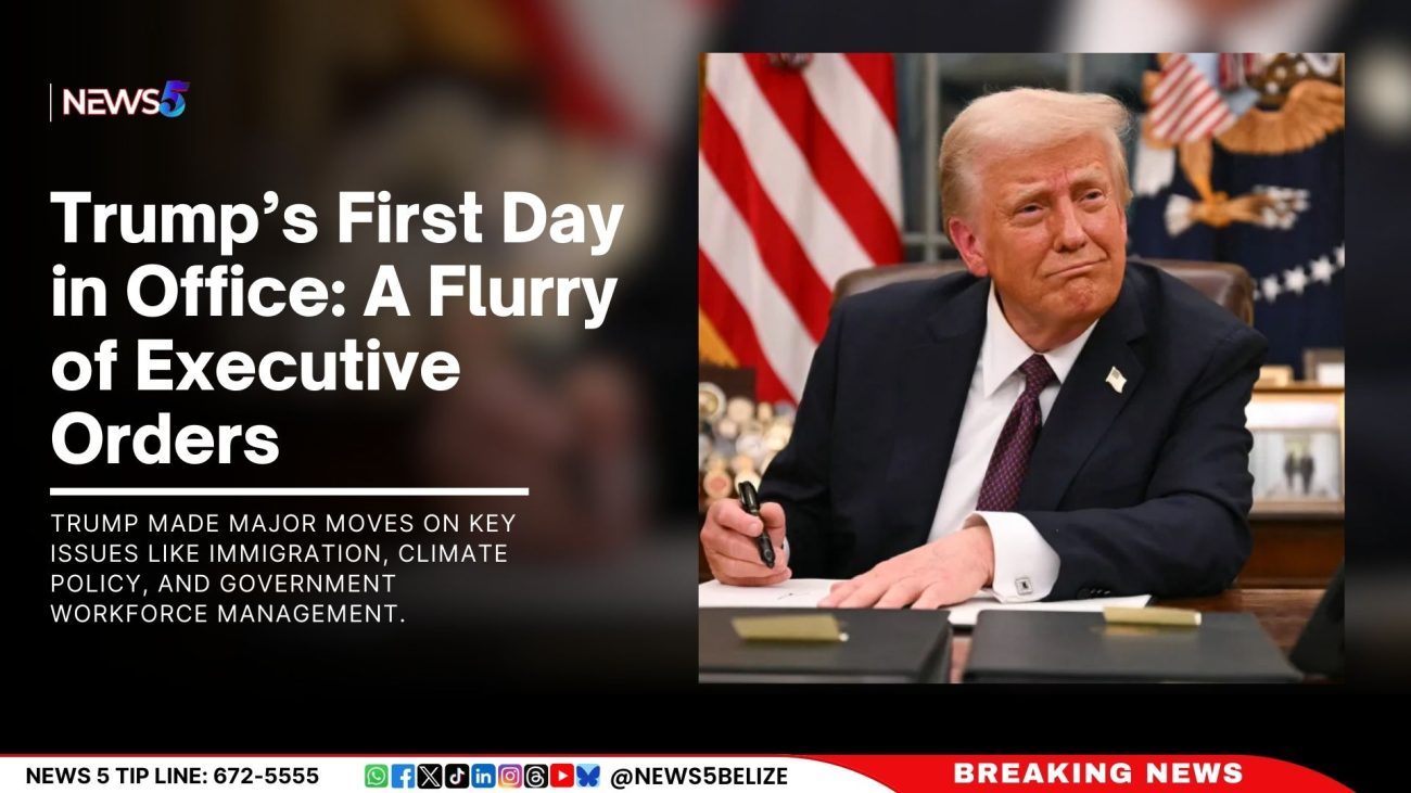 Trump’s First Day in Office: A Flurry of Executive Orders