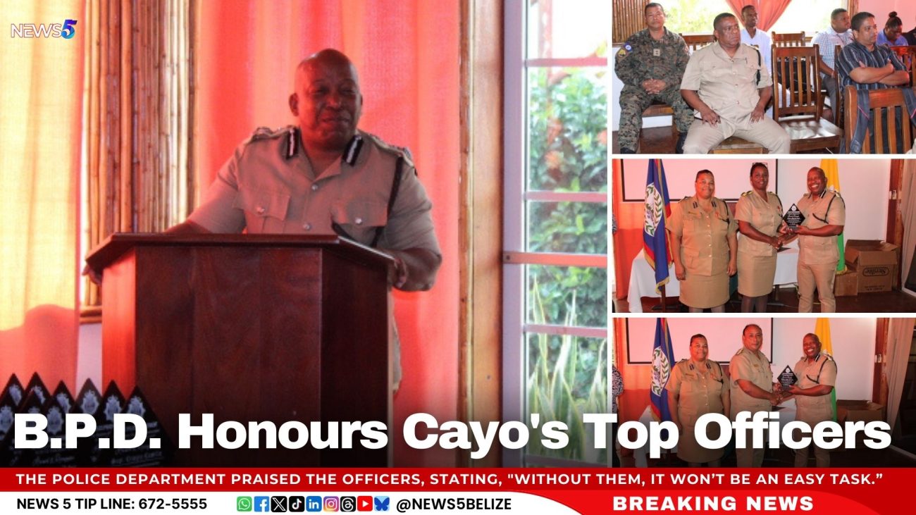 B.P.D. Honours Cayo's Top Officers