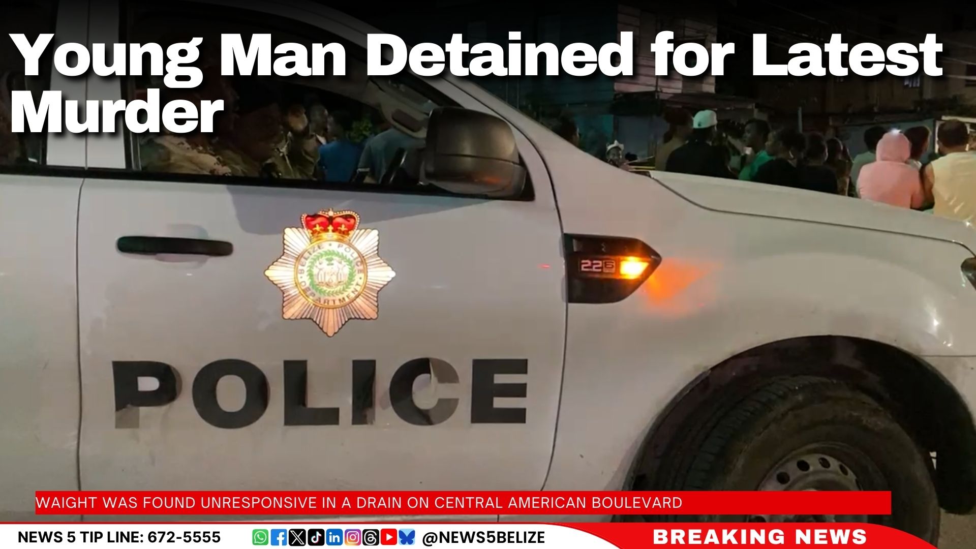 Young Man Detained for Latest