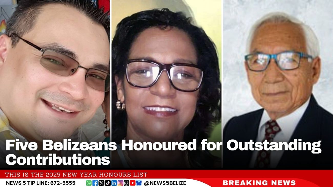 Five Belizeans Honoured for Outstanding Contributions