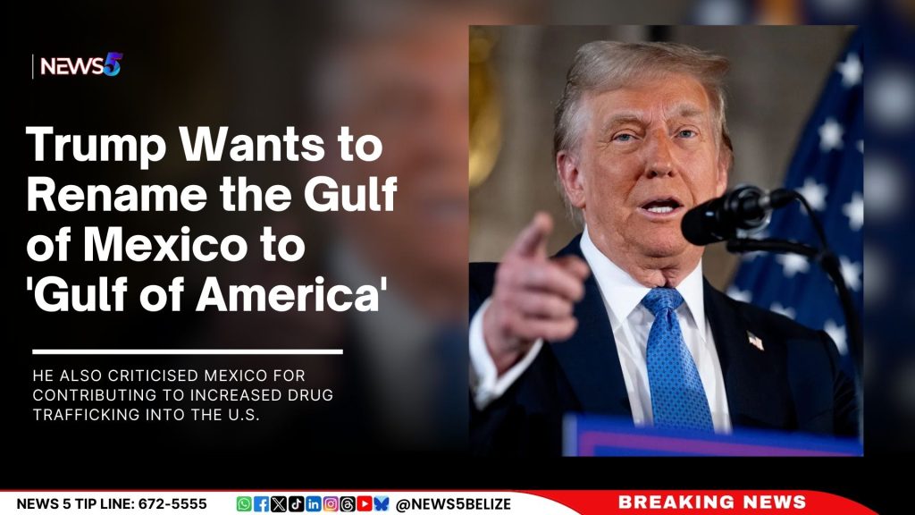 Trump Wants to Rename the Gulf of Mexico to ‘Gulf of America’ Channel