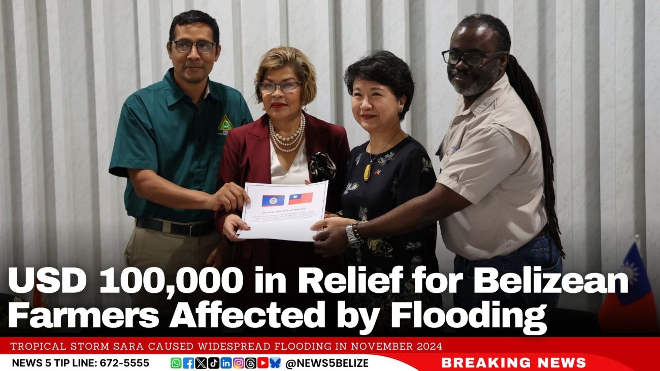 USD 100,000 in Relief for Belizean Farmers Affected by Flooding