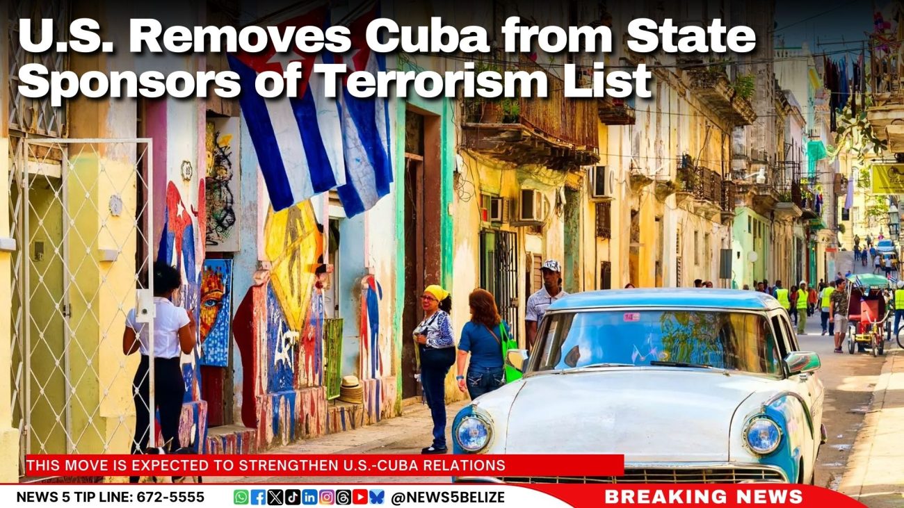 U.S. Removes Cuba from State Sponsors of Terrorism List