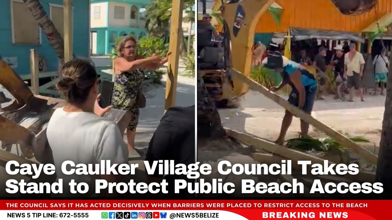 Caye Caulker Village Council Takes Stand to Protect Public Beach Access