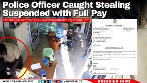 Police Officer Caught Stealing Suspended with Full Pay