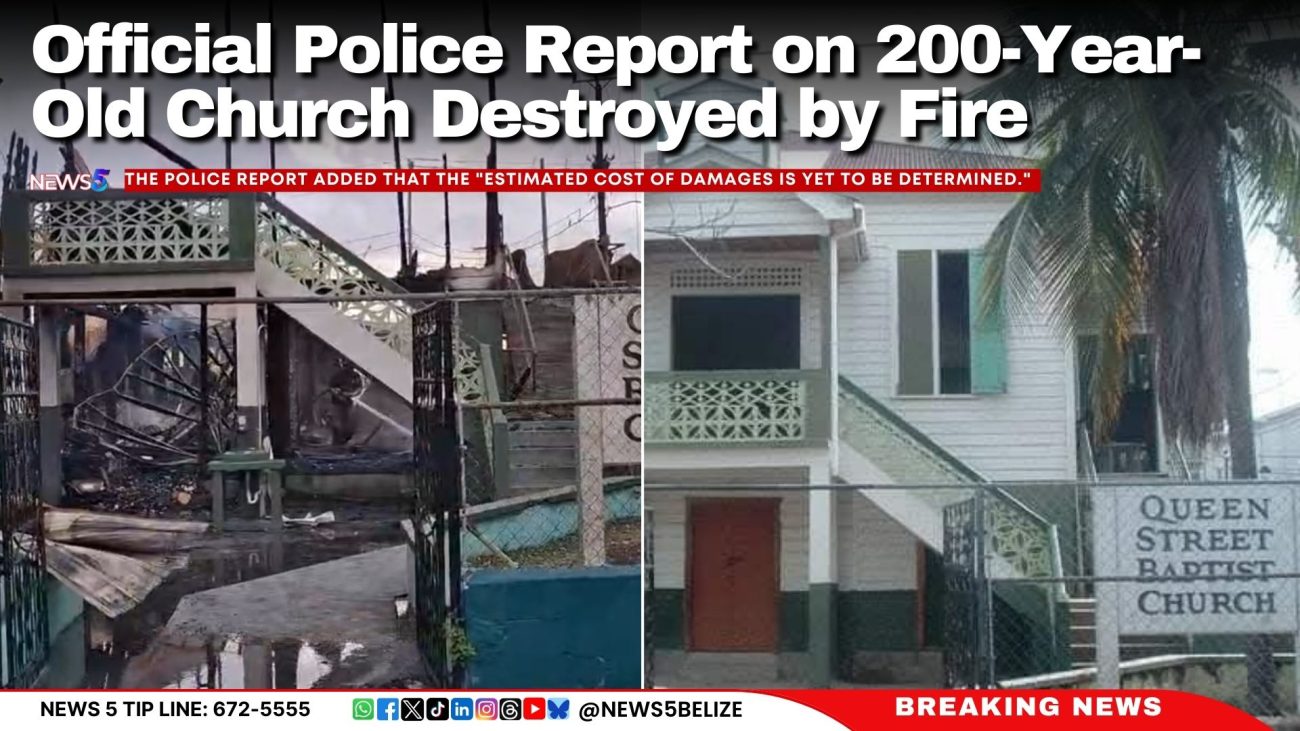 Official Police Report on 200-Year-Old Church Destroyed by Fire