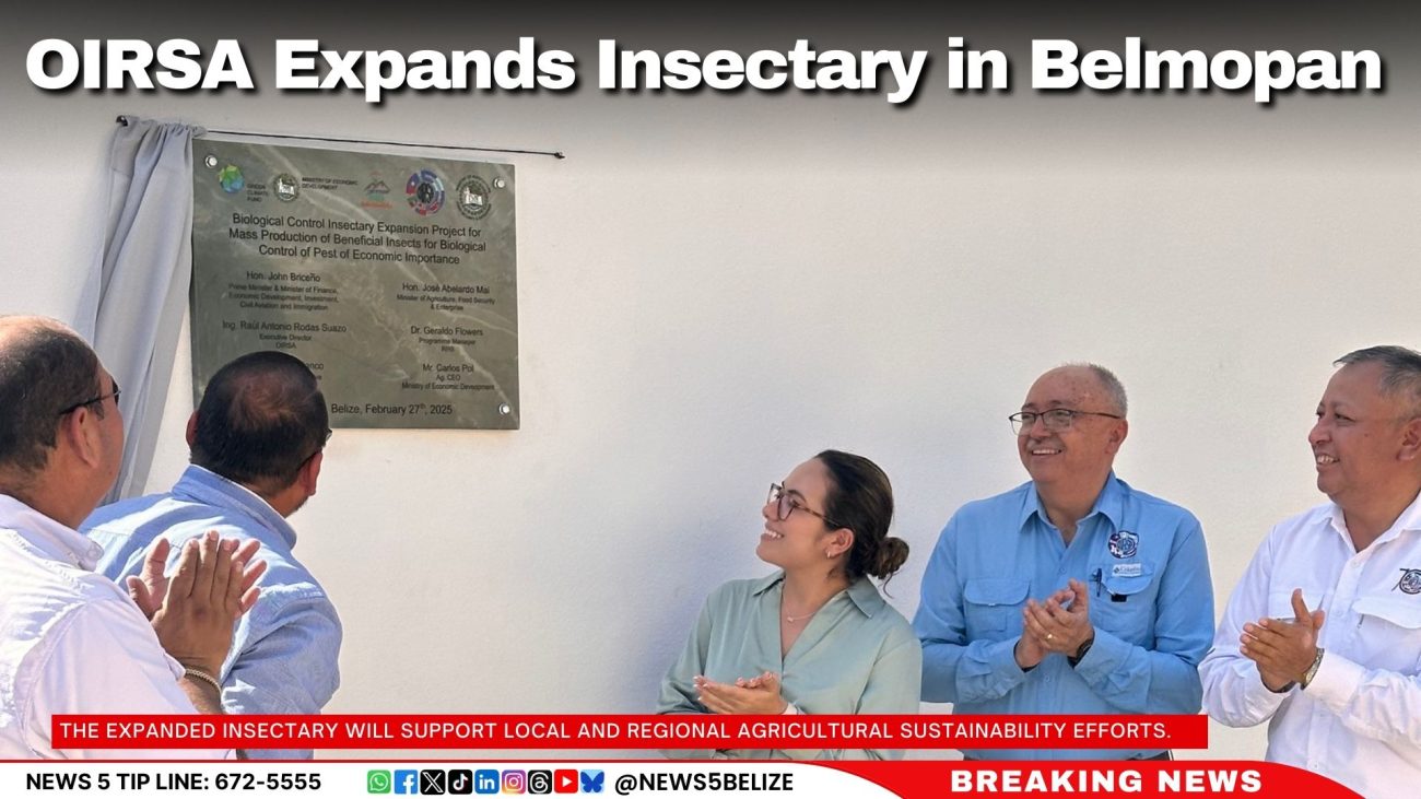 OIRSA Expands Insectary in Belmopan