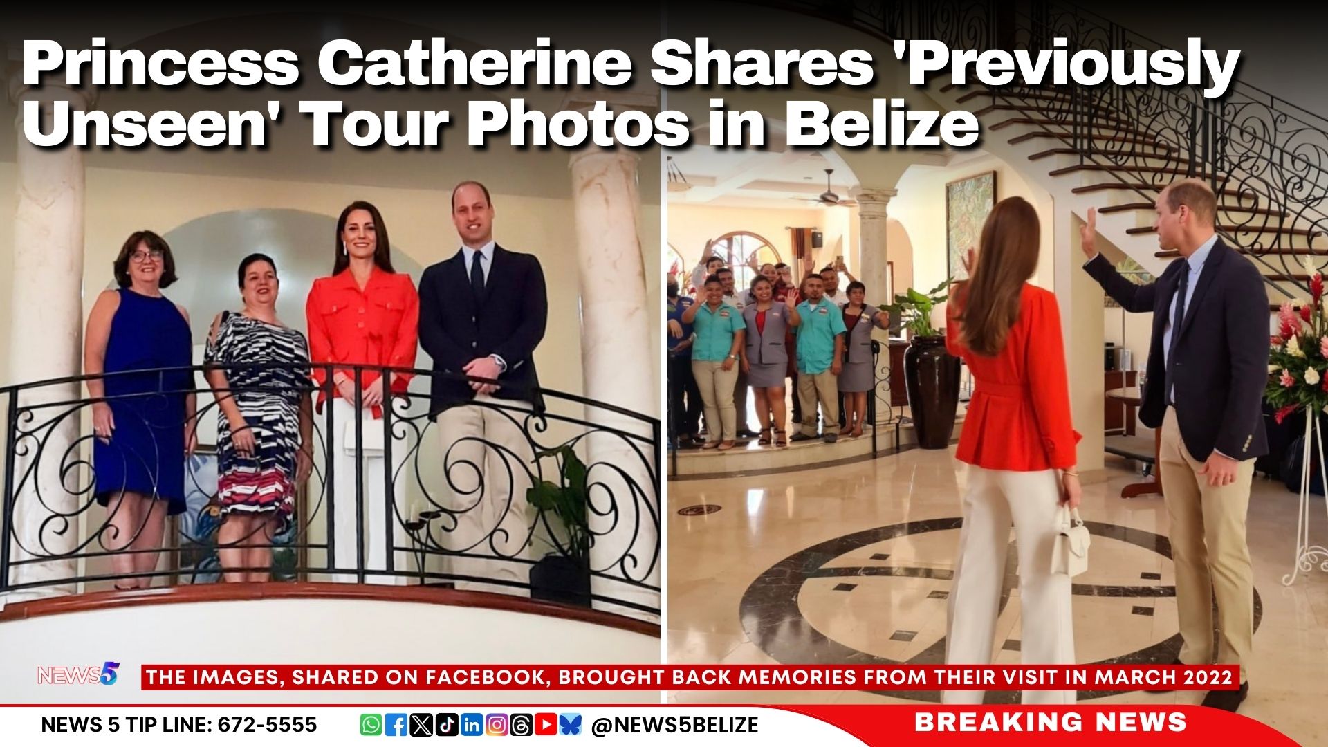 Princess Catherine Shares 'Previously Unseen' Tour Photos in Belize