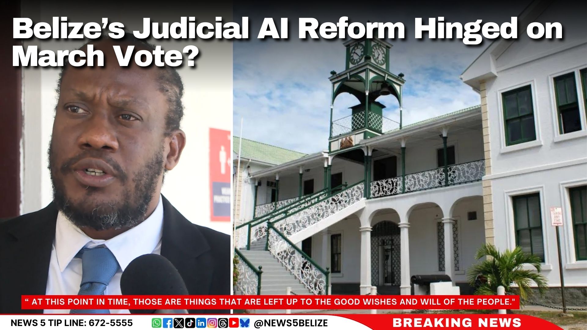 Belize’s Judicial AI Reform Hinged on March Vote?