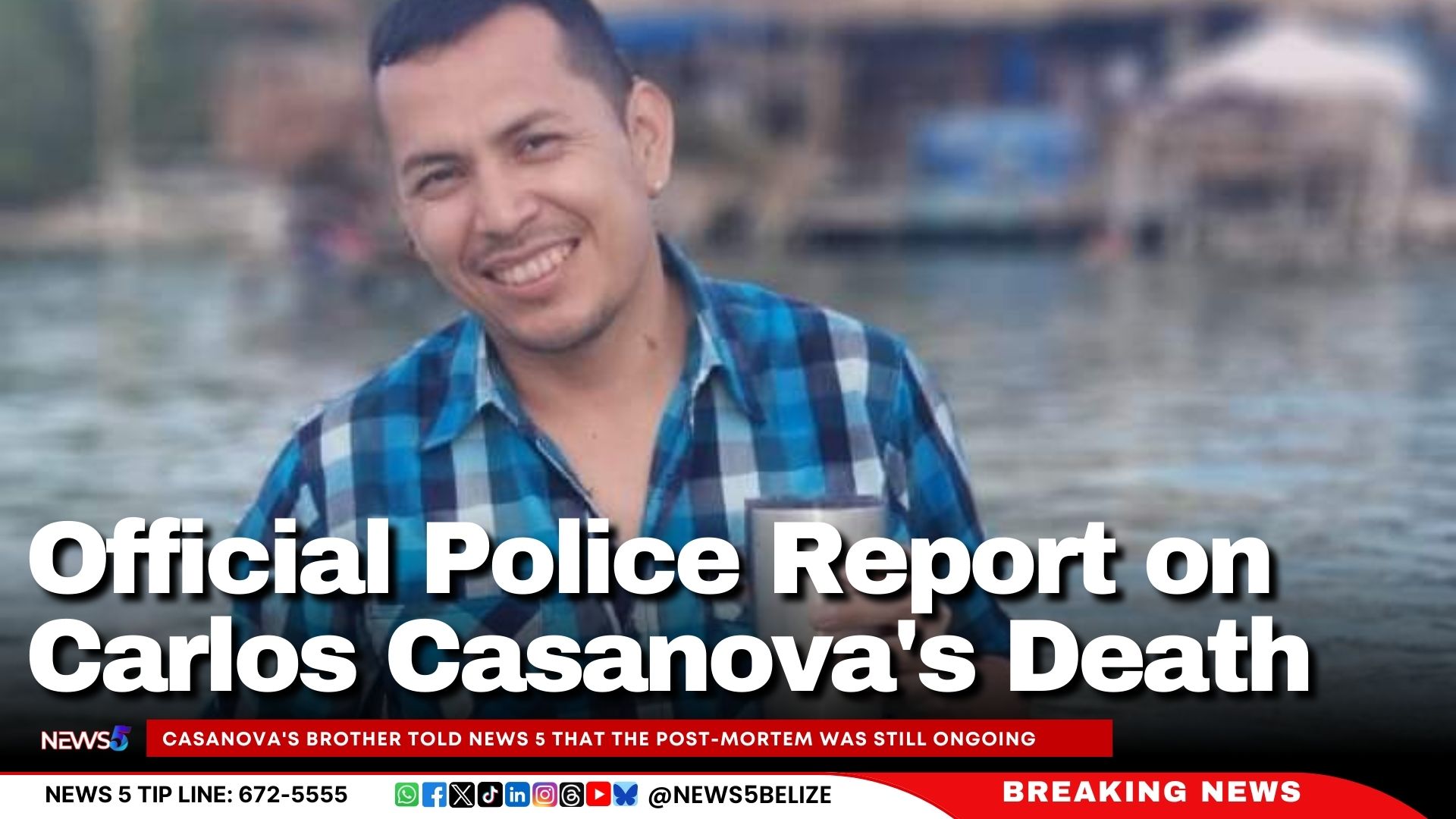 Official Police Report on Carlos Casanova's Death